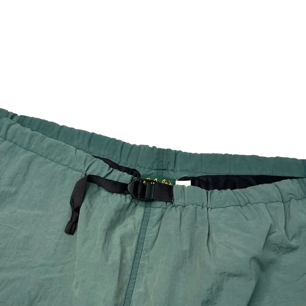 Cabela's Adjustable Waist Nylon Shorts Built In Brief Green Mens Size XXL